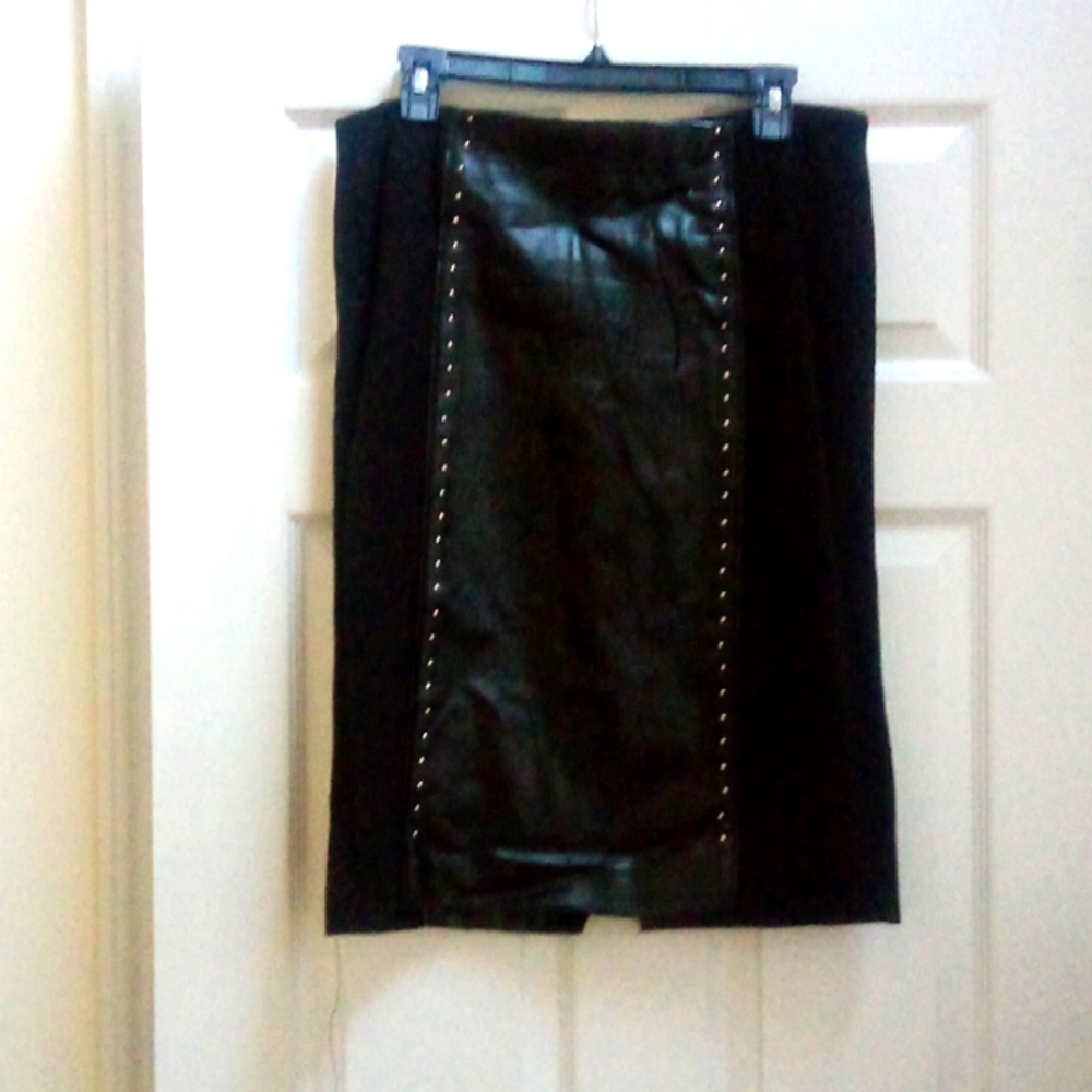 Faux Leather/material skirt..Size 10